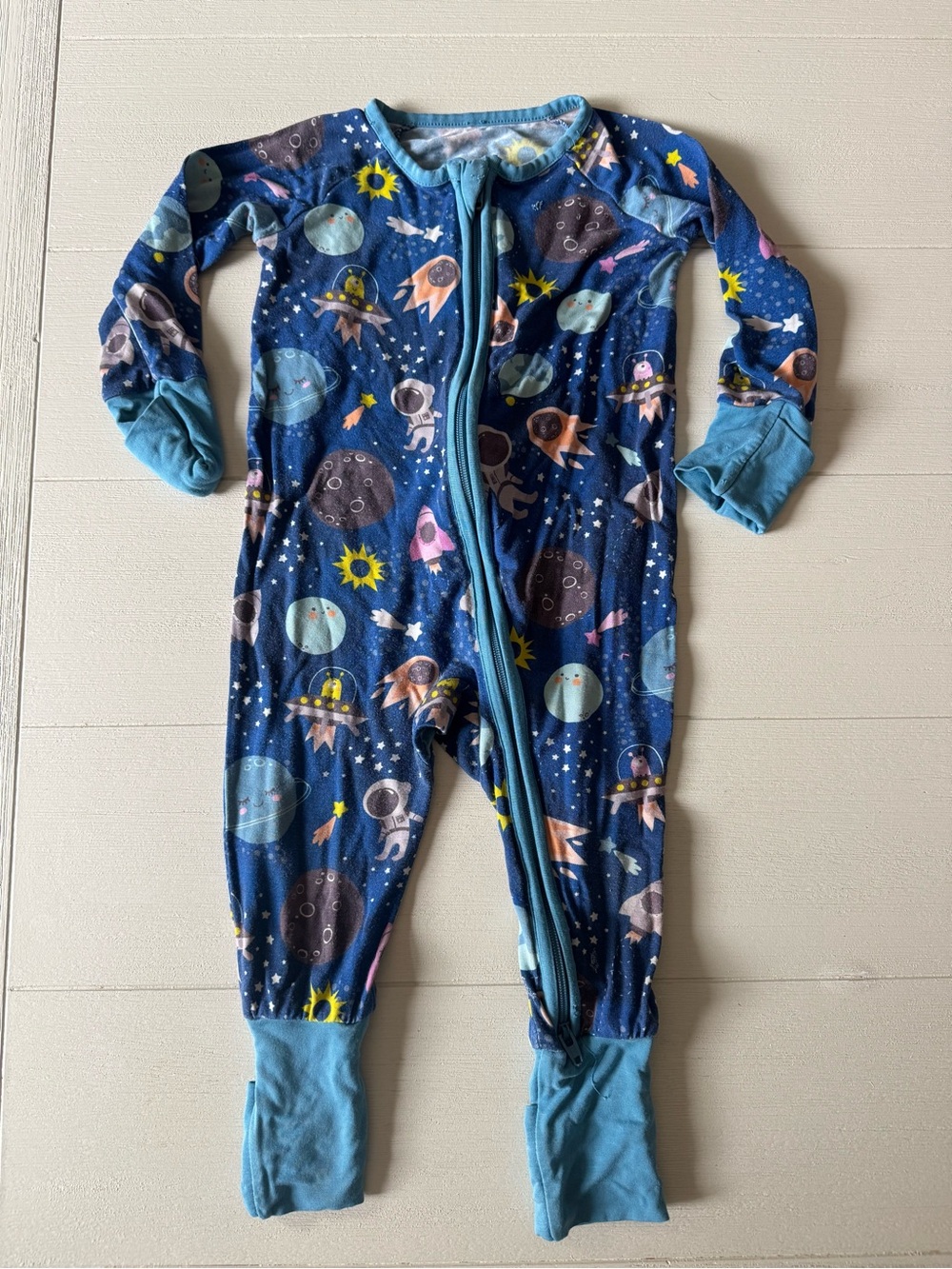 Little Sleepies Space Zippy 3-6